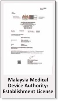 Malaysia Medical Device Authority: Establishment License